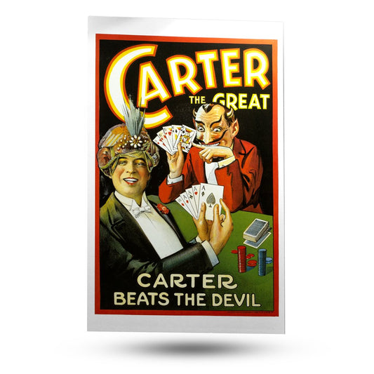 Carter Beats The Devil Magician Poster by Magic Makers Inc.