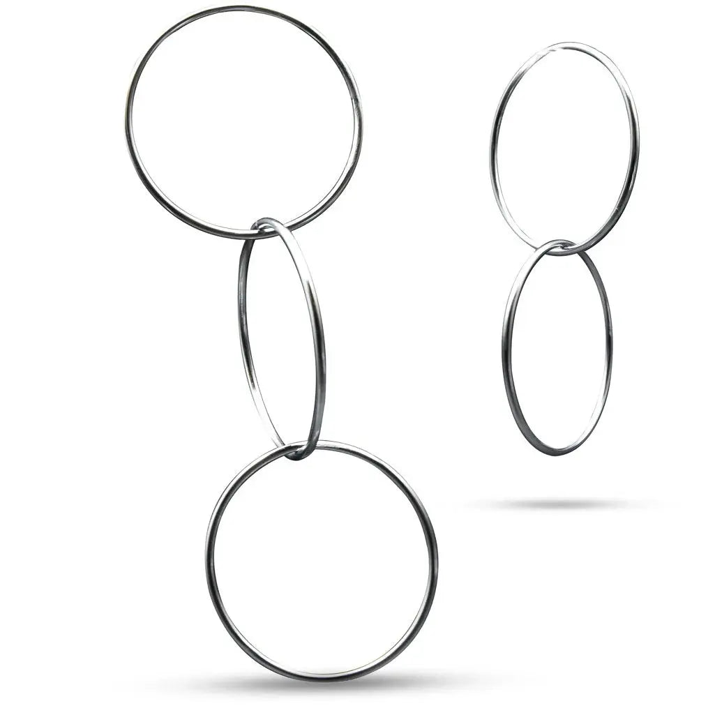 Magic Linking Rings Trick-Size "8" Medium-Magic Makers Inc, Magic Makers Inc.